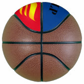 Ballon De Basket Flammes personnalisées (Droite)