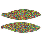 Ballon De Basket Fleurs rétro (Panneaux)