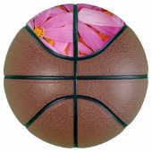 Ballon De Basket Fleurs roses (Droite)