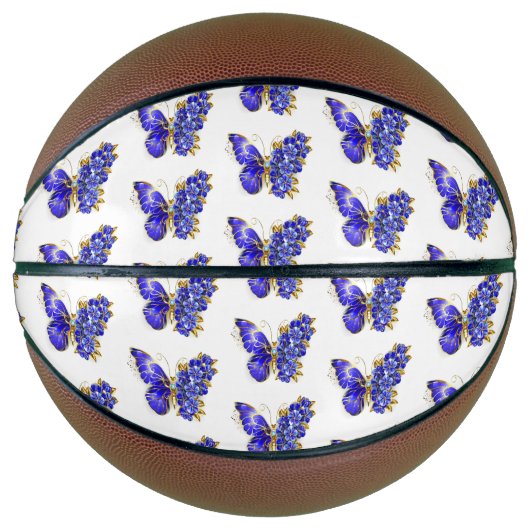 Ballon De Basket Flower Sapphire Butterfly (Devant)