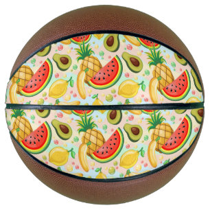 Ballon De Basket Fruits d'été frais Motif