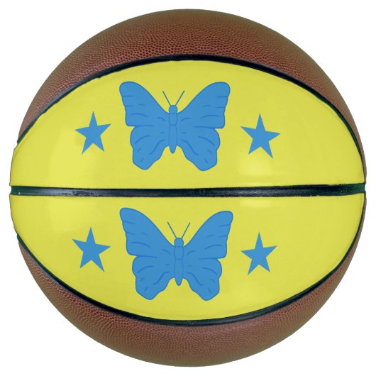 Ballon De Basket Fullsize Basketball with Flag of Bady Bassit (Devant)
