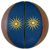 Ballon De Basket Fullsize Basketball with Flag of Macedonia (Vertical)