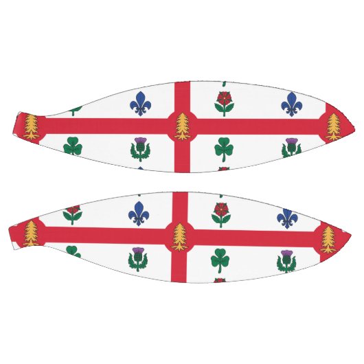 Ballon De Basket Fullsize Basketball with Flag of Montreal (Panneaux)