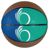 Ballon De Basket Fullsize Basketball with Flag of Ottawa (Devant)