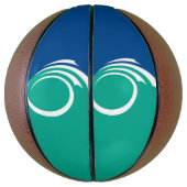 Ballon De Basket Fullsize Basketball with Flag of Ottawa (Vertical)