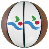 Ballon De Basket Fullsize Basketball with Flag of Seoul (Vertical)
