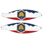 Ballon De Basket Fullsize Basketball with Flag of Utah, USA (Panneaux)