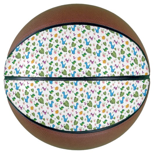 Ballon De Basket Funny Dinosaur (Devant)