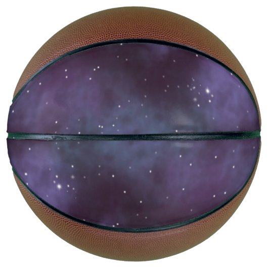 Ballon De Basket Galaxie mystique de Violet Dusty (Devant)