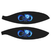 Ballon De Basket Glowing infinity with blue rose (Panneaux)