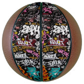 Ballon De Basket Graffiti de rue (Vertical)