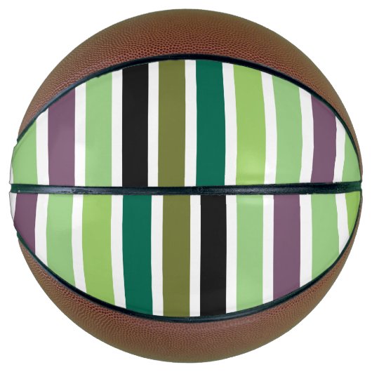 Ballon De Basket Green purple Black Hues (Devant)