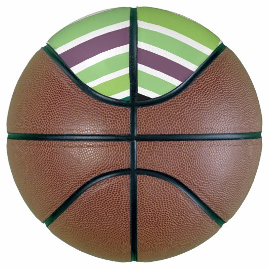 Ballon De Basket Green purple Black Hues (Droite)