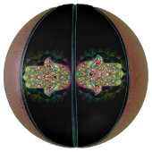 Ballon De Basket Hamsa Fatma Main Psychedelic Art (Vertical)