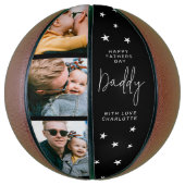 Ballon De Basket Happy Fête des pères 3 Photo Collage (Vertical)