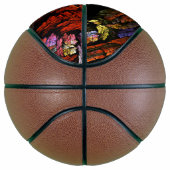 Ballon De Basket Harmonie des couleurs Art Abstrait (Droite)
