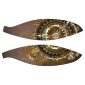 Ballon De Basket Horloge Steampunk avec des engrenages anciens (Panneaux)