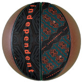 Ballon De Basket Indépendant et fier ! (Vertical)