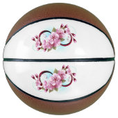 Ballon De Basket Infinité avec les fleurs Sakura (Devant)