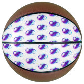 Ballon De Basket Infinity with purple feather (Devant)