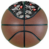 Ballon De Basket J'aime les monstres parce que les gens aiment les  (Droite)