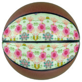 Ballon De Basket Jardin Éclectique Enchantant : Beauté Florale Dive (Devant)