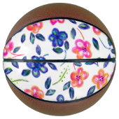 Ballon De Basket Jardin fleuri (Devant)
