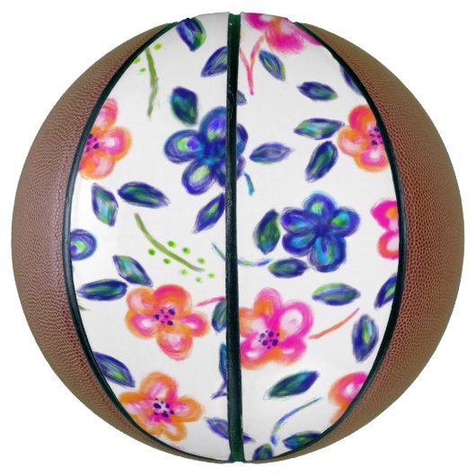 Ballon De Basket Jardin fleuri (Vertical)