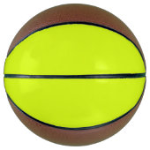 Ballon De Basket Jaune Chartreuse uni (Devant)