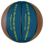 Ballon De Basket Je Peux Faire Tout Par Christ (Vertical)