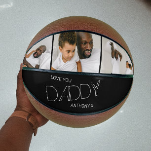 Ballon De Basket Je t'aime Papa 3 Photo