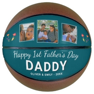 Ballon De Basket Joyeuse 1ère Fête des Pères Papa Cadeau Souvenir 3