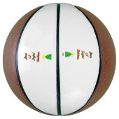 Ballon De Basket Joyeux Basket de Noël (Vertical)