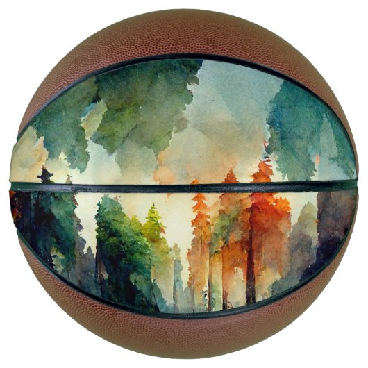 Ballon De Basket La forêt (nature) (Devant)