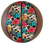 Ballon De Basket La foule des chats (Vertical)