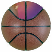 Ballon De Basket Lapin blanc mignon sur Grassy Hill au lever du sol (Droite)