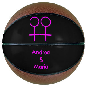 Ballon De Basket Les amoureux lesbiennes Basketballs personnalisés