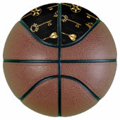 Ballon De Basket Les Patters de Seamless avec Golden Keys (Droite)