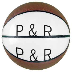Ballon De Basket Lettre initiale du couple ajoutée au partenaire ro