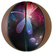 Ballon De Basket libellule rouge brillante (Vertical)