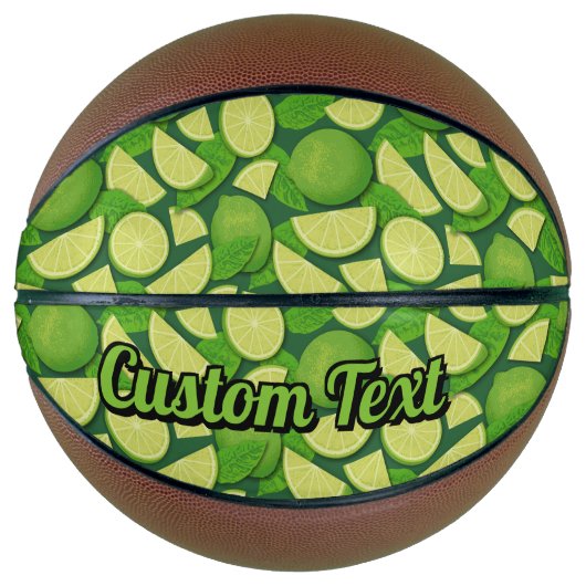 Ballon De Basket Lime (Devant)
