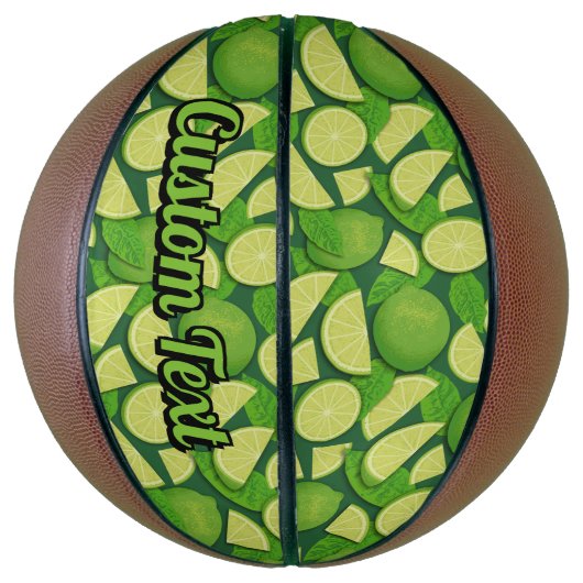 Ballon De Basket Lime (Vertical)