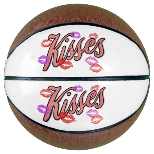 BALLON DE BASKET LIP KISSES (Devant)