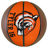 Ballon De Basket Logo du tigre (Vertical)