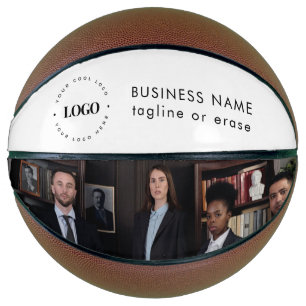 Ballon De Basket Logo et photo personnalisés de l'entreprise