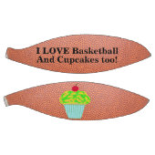 Ballon De Basket Love Basketball et Cupcakes (Panneaux)