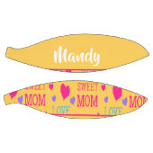 Ballon De Basket Love you maman texte sur orange (Panneaux)