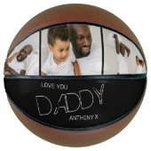 Ballon De Basket Love You papa 3 Photo (Devant)