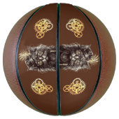 Ballon De Basket Magnifique chat Steampunk (Vertical)
